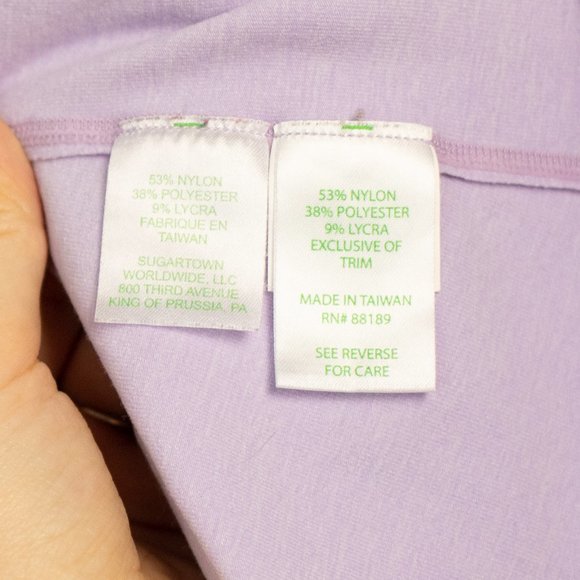Lilly Pulitzer Luxletic Lilac Half Zip Pullover - Picture 4 of 5